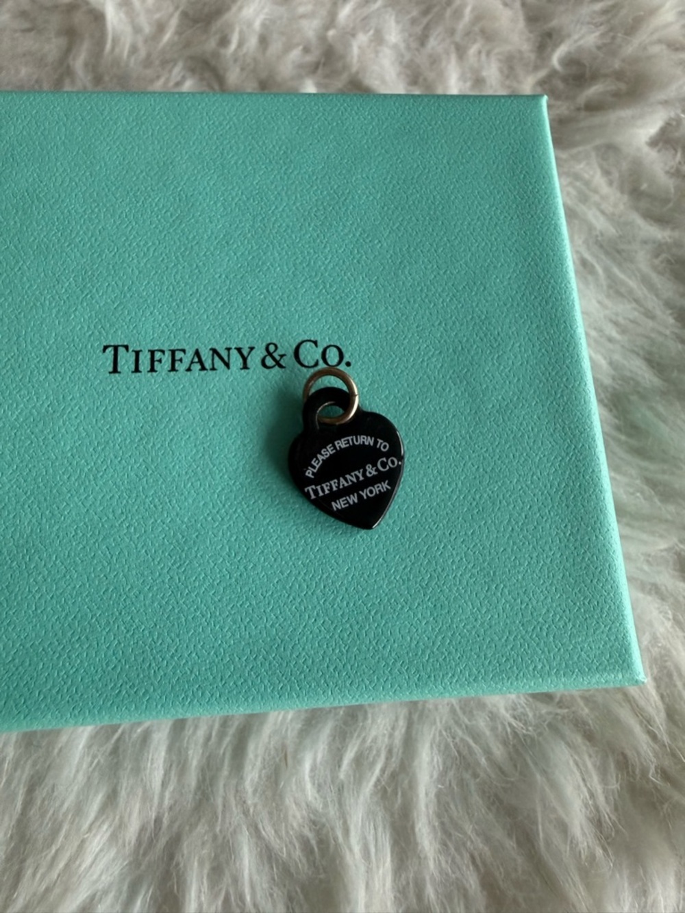 Tiffany and Co. Black Heart Charm